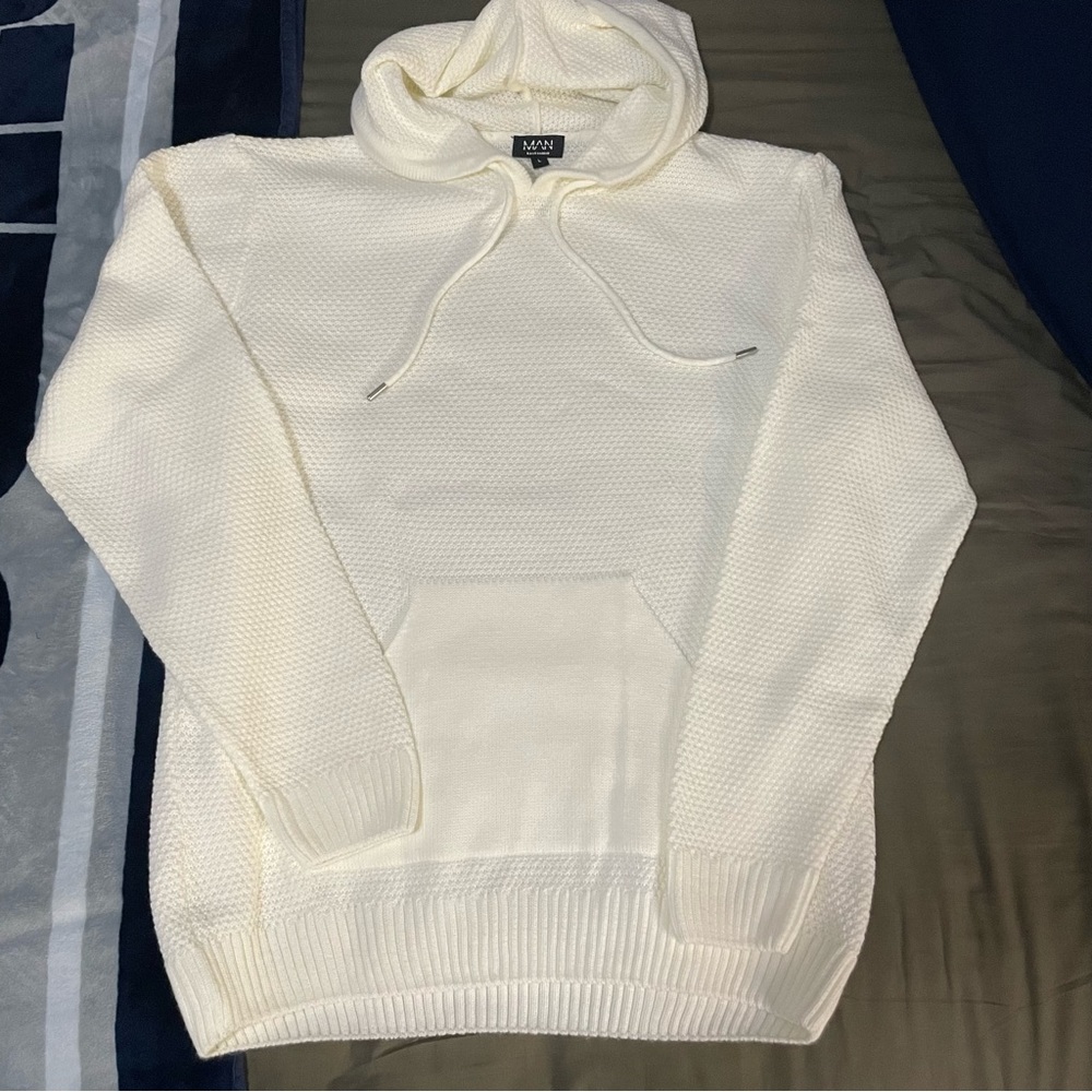 BoohooMAN knit hoodie